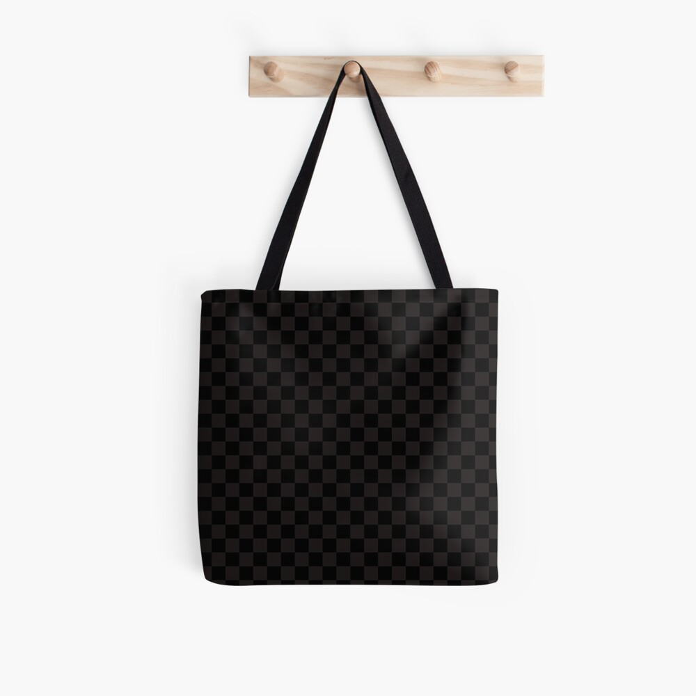 Luxury Brown/Black Checkered Duffle Bag for Sale by Oudeen