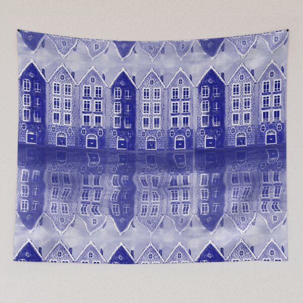 Item preview, Delft Reflection  designed and sold by SaltCitySage.