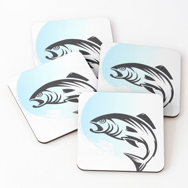 Item preview, Fish Jumping Against a Blue Moon designed and sold by CassieNash.