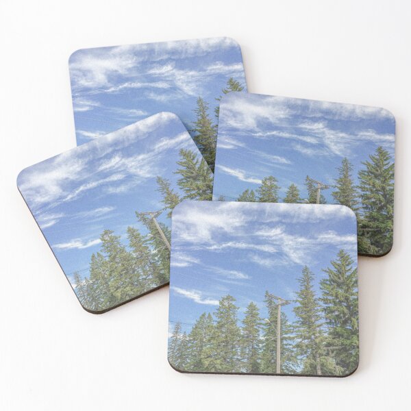 Item preview, Evergreen Pine Trees Retro Photo designed and sold by graemariedesign.