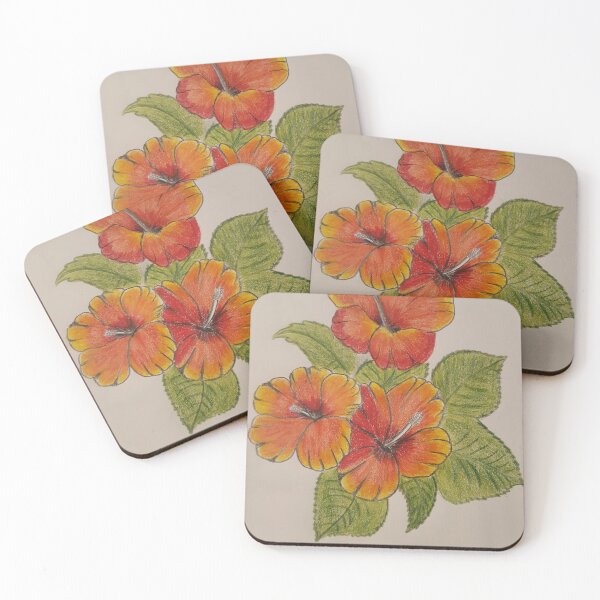 Item preview, three hibiscus designed and sold by AliceWolfgang.