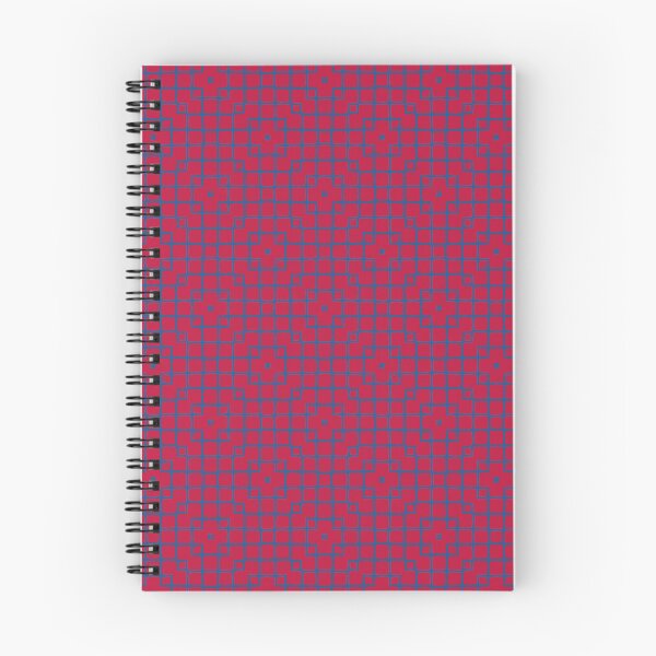 Item preview, Geometric Pattern Mesh Pink Blue designed and sold by Antava.