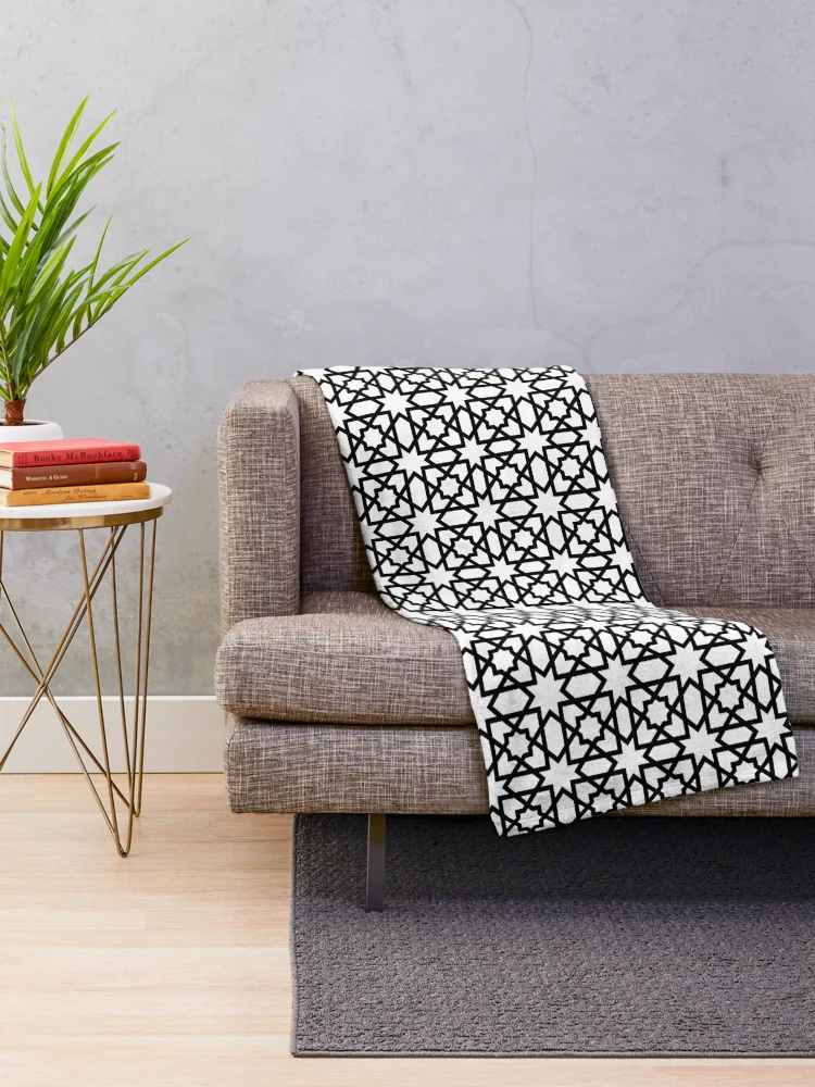 Thumbnail 2 of 6, Throw Blanket, Islamic pattern designed and sold by NeteDesign.