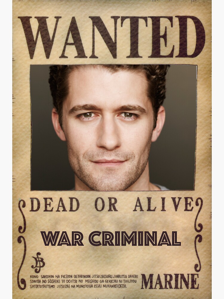 Wanted sticker