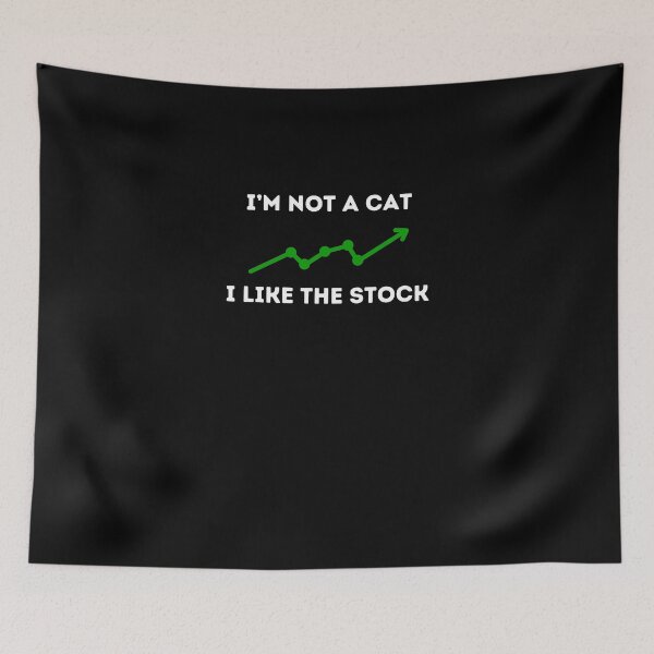 Item preview, I’m Not A Cat I Like The Stock $GME GameStonk Meme designed and sold by ravishdesigns.