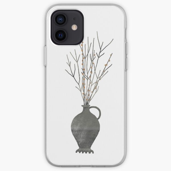 Roman vase with branches iPhone Soft Case