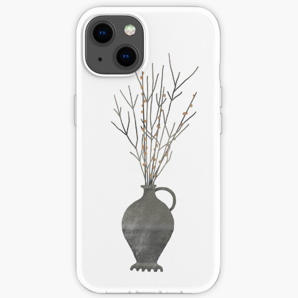 Roman vase with branches iPhone Soft Case