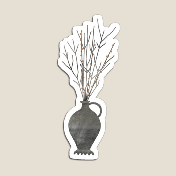 Roman vase with branches Magnet