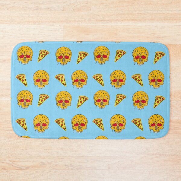 Item preview, Pizza Skulls N Slices (Blue) designed and sold by Milasneeze.