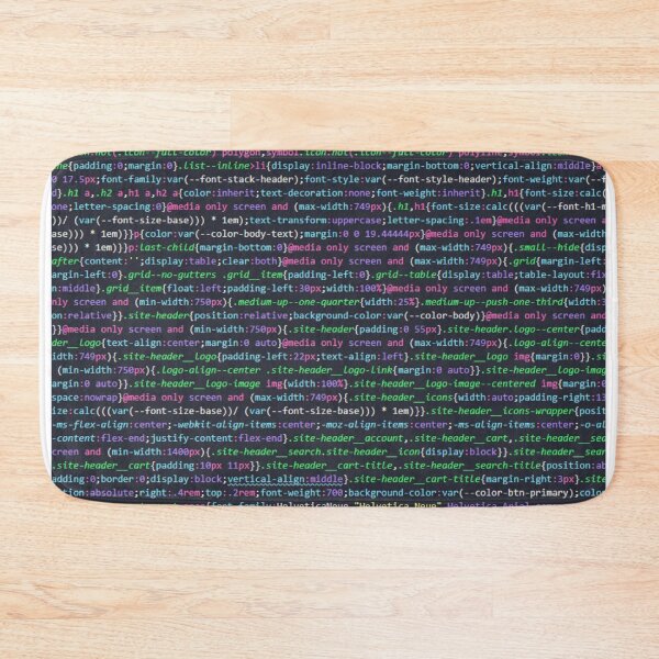Item preview, Lots of colorful code. designed and sold by Tee702.
