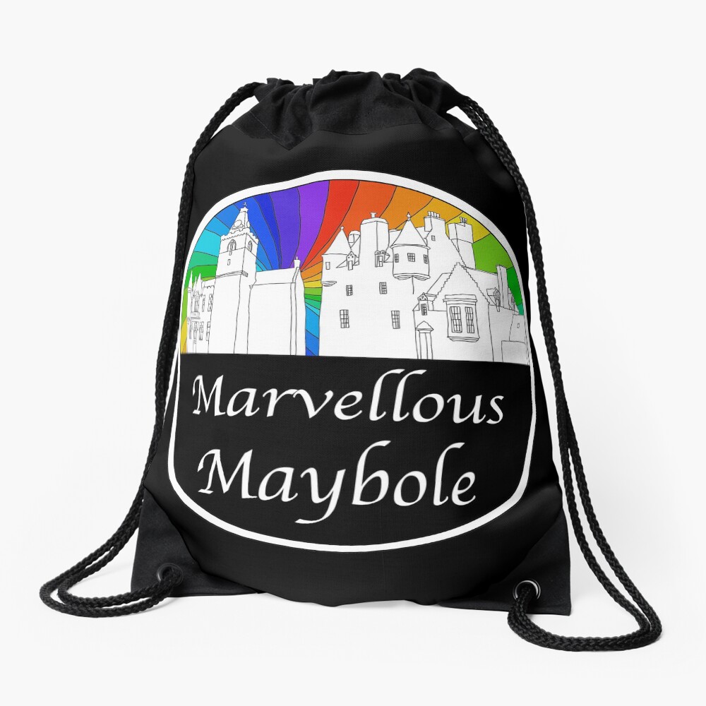 Marvellous Maybole Drawstring Bag
