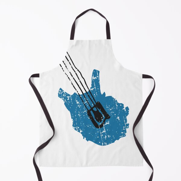 Item preview, Distressed Blue Electric Bass Guitar designed and sold by JoBella-Designs.