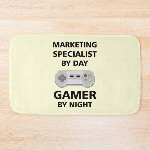 Item preview, Marketing specialist by day gamer by night, funny games lovers marketing specialist job, marketing specialist humor, marketing specialist joke, marketing specialist meme, designed and sold by SGS-.