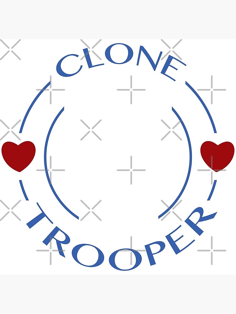 "Clone Heart Patch 2" Poster for Sale by Redbubble