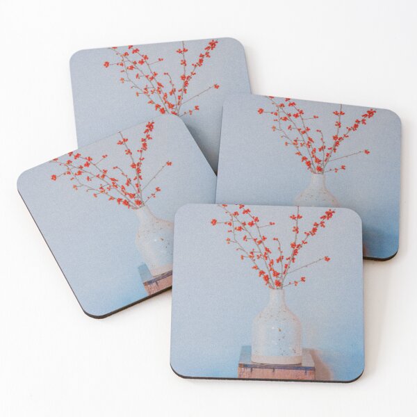 Item preview, Blue Tinted Red Hawthorn Berries Retro Photo designed and sold by graemariedesign.
