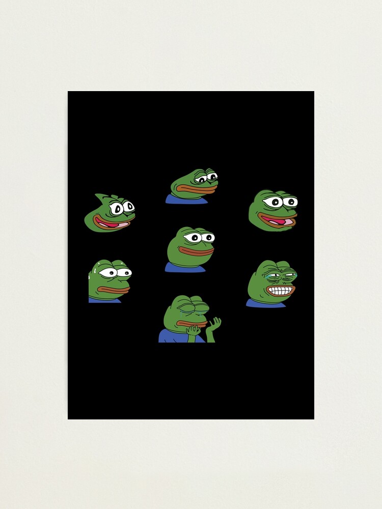 Pepega High Quality Emote Clock for Sale by OldDannyBrown