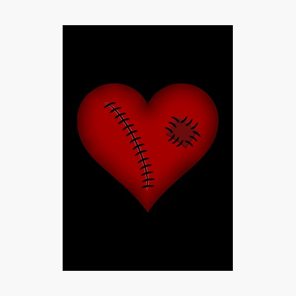 Wandbilder Herz Gebrochen Redbubble