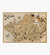 Lámina fotográfica Mapa de Kalos