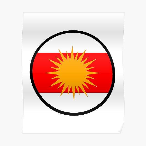 "Ezidxan flag of Ezidi" Poster by AdelloDeAmo | Redbubble