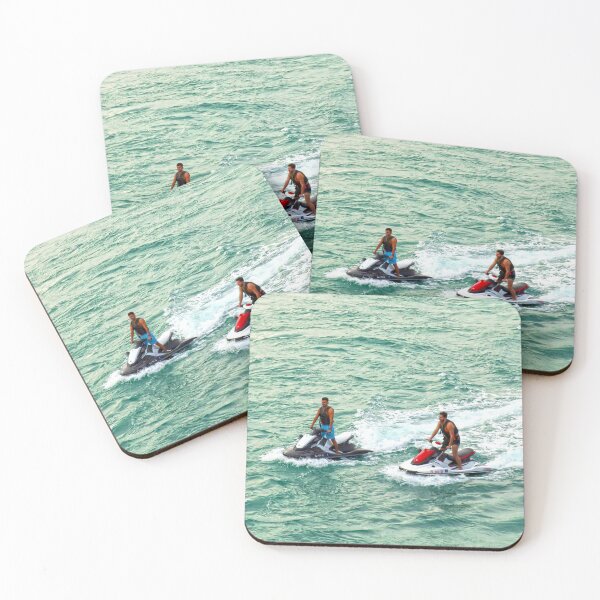 Item preview, Two Jet Skis In Open Water in Miami  designed and sold by BritishYank.