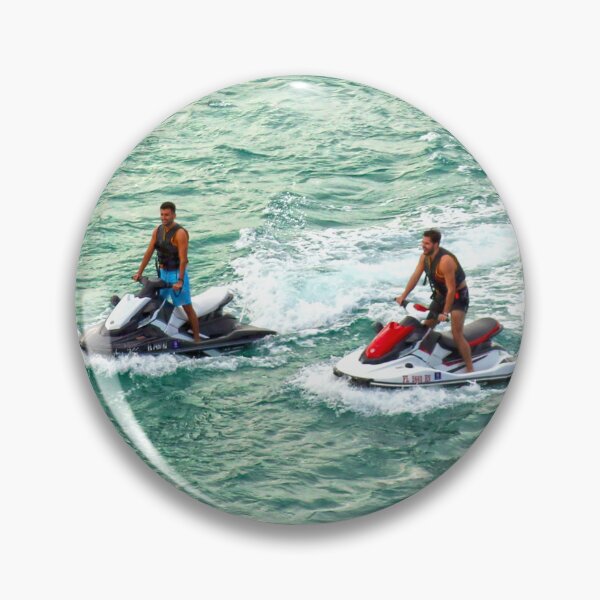 Item preview, Two Jet Skis In Open Water in Miami  designed and sold by BritishYank.