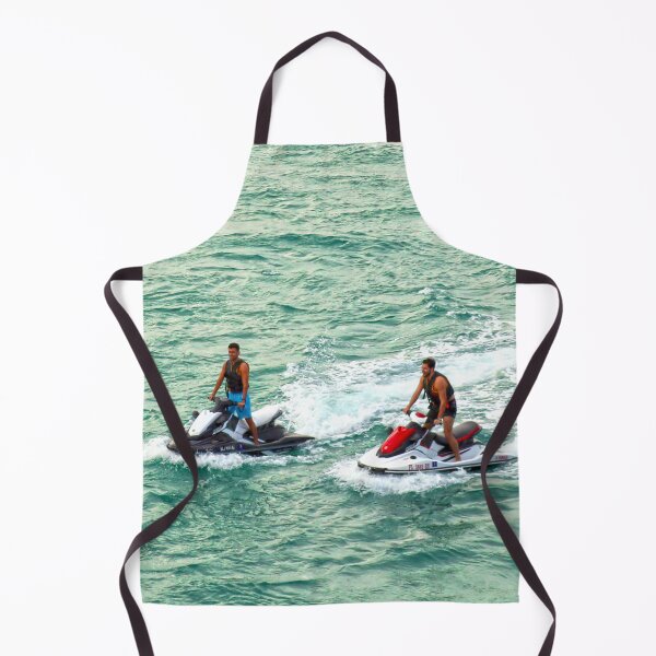 Item preview, Two Jet Skis In Open Water in Miami designed and sold by BritishYank.