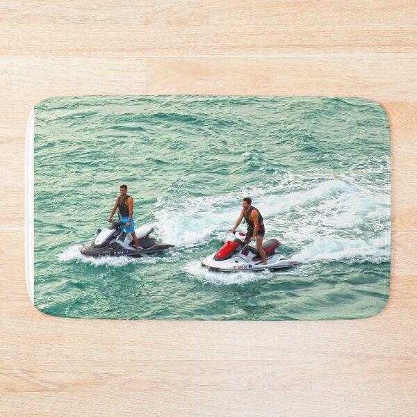 Item preview, Two Jet Skis In Open Water in Miami  designed and sold by BritishYank.