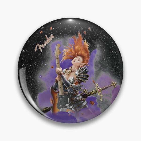 Item preview, Fairy Princess Stratocaster Warrior - Electric Guitar Art designed and sold by Strawbery-Drive.