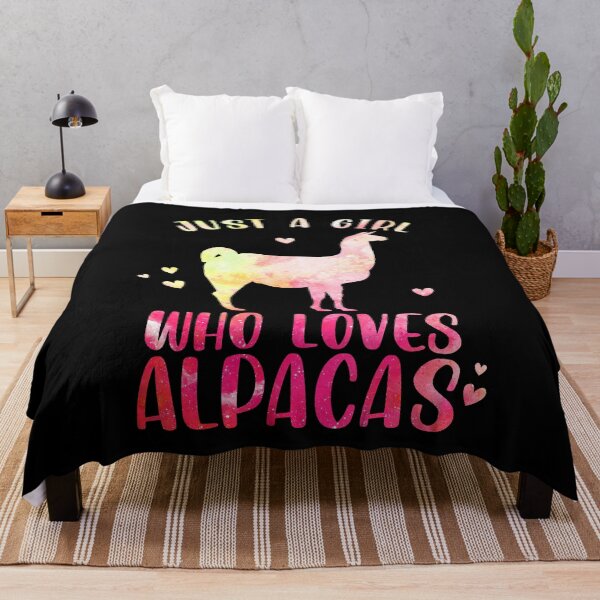 Item preview, Just A Girl Who Loves Alpacas Gift For Girls designed and sold by maddinstgt.