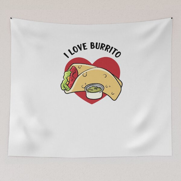 Artikelvorschau, Ich Liebe Burrito entworfen und verkauft von ElBeDesigns.