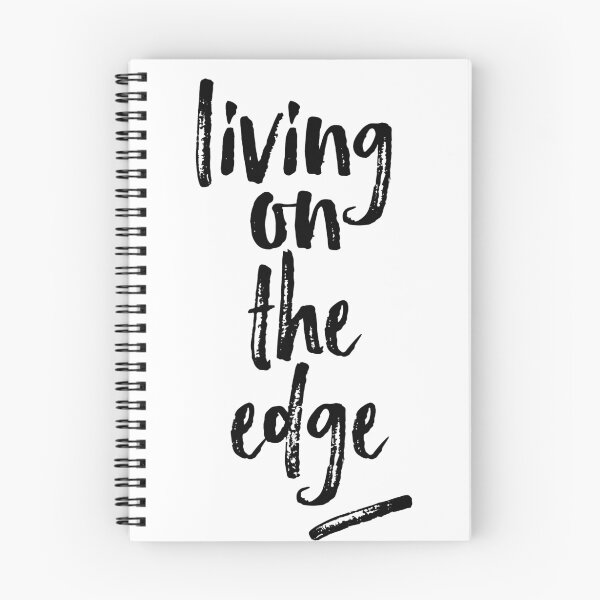 Item preview, Living on The Edge Quotation Typography designed and sold by Chiccountry.