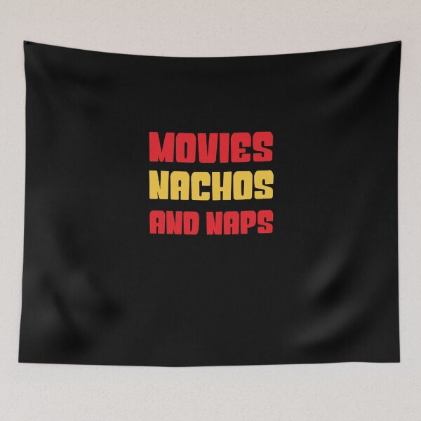 Item preview, Movies nachos sleeping designed and sold by ElBeDesigns.