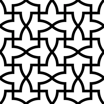 Artwork thumbnail, Geometric Islamic Seamless Pattern by NeteDesign