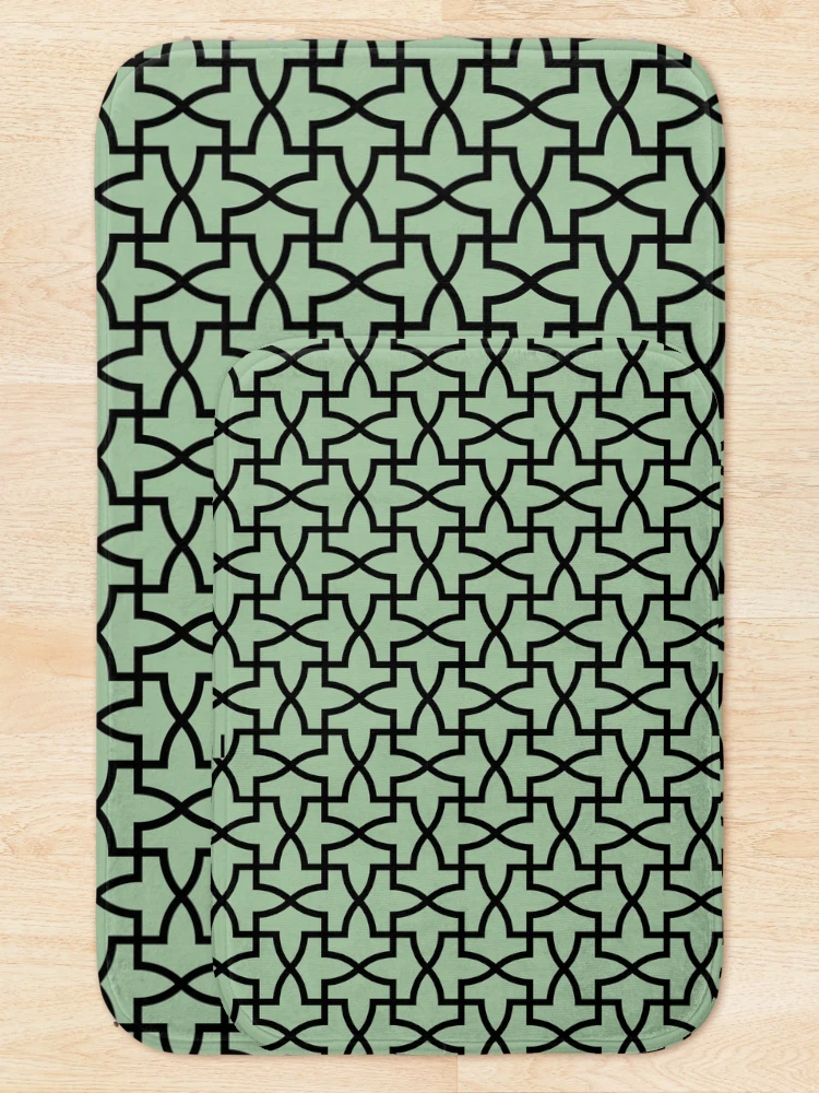 Thumbnail 5 of 6, Bath Mat, Geometric Islamic Seamless Pattern designed and sold by NeteDesign.