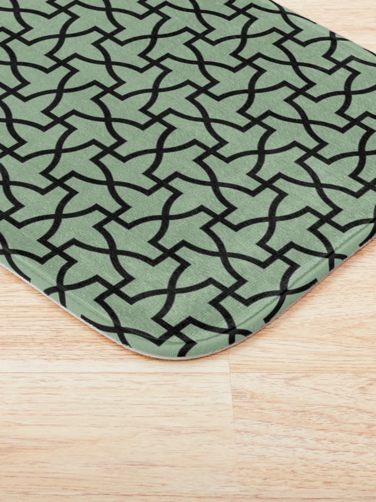 Thumbnail 3 of 6, Bath Mat, Geometric Islamic Seamless Pattern designed and sold by NeteDesign.