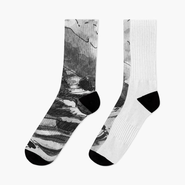 Item preview, Vietnam Terece Fields Black and White Watercolor Painting designed and sold by TheJoeyStudio.