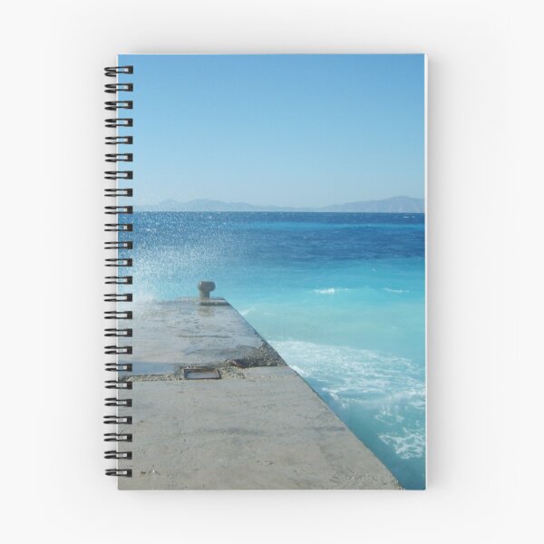 Item preview, Rhodes pier Blue sea designed and sold by ArtisanAaron.