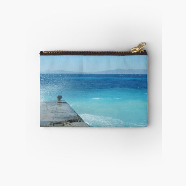 Item preview, Rhodes pier Blue sea designed and sold by ArtisanAaron.