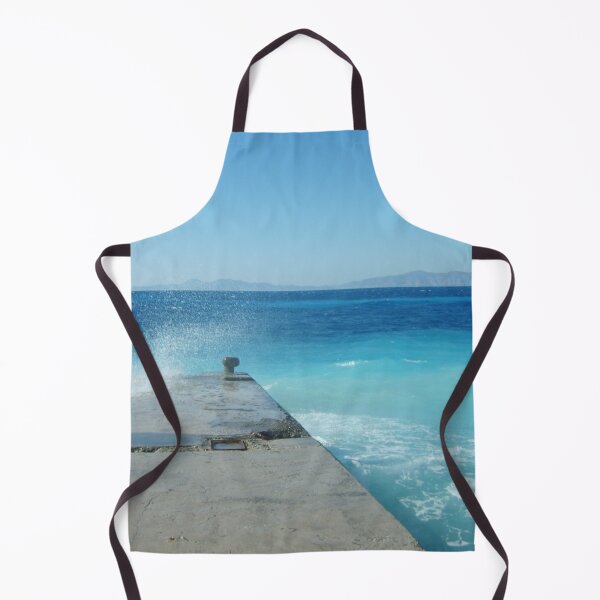 Item preview, Rhodes pier Blue sea designed and sold by ArtisanAaron.