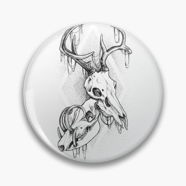 Item preview, Horns, antlers, skulls and stipples! designed and sold by bekka-and-bear.