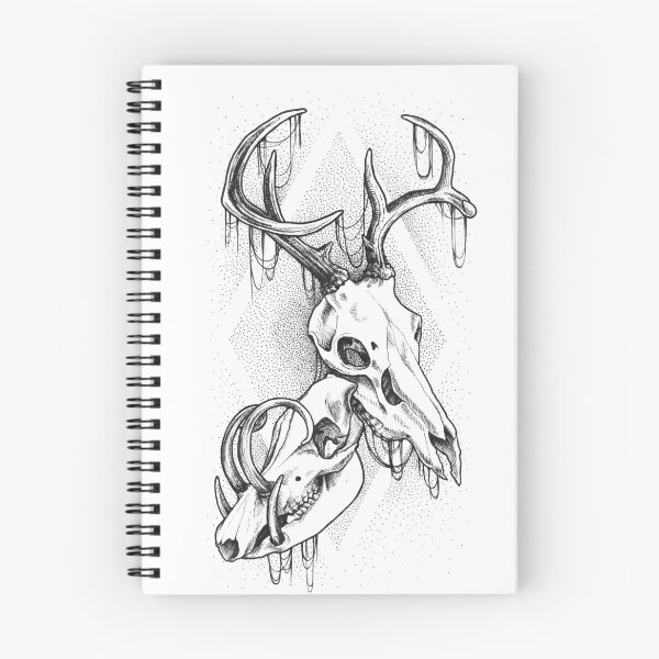 Item preview, Horns, antlers, skulls and stipples! designed and sold by bekka-and-bear.