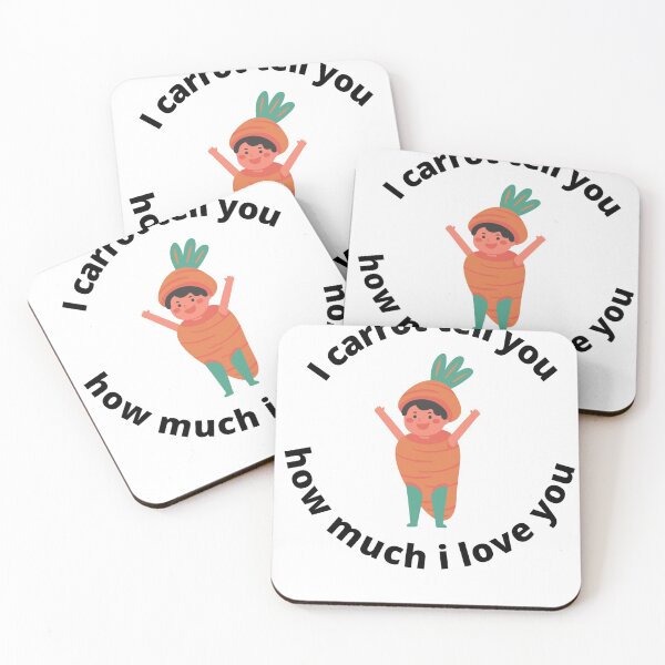 Item preview, Cute Carrot Love for your cutecumber  designed and sold by trainedspade.