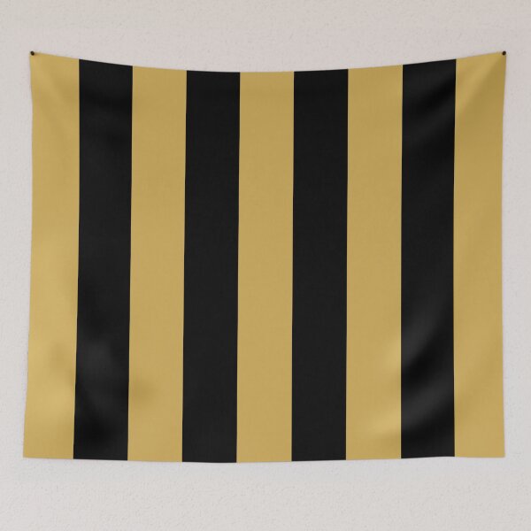 Item preview, Medium GOLD and BLACK Vertical STRIPES designed and sold by RachelMacht.