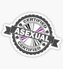 Certified Asexual Stamp Sticker