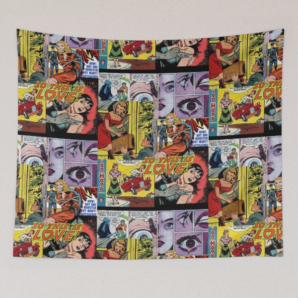 Item preview, comic book pop art  designed and sold by amy greaves.