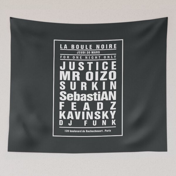 Item preview, Paris Dream Concert Poster LA BOULE NOIRE: Black and white MODEL of La French Touch (original HD DESIGN) designed and sold by LA FRENCH TOUCH.