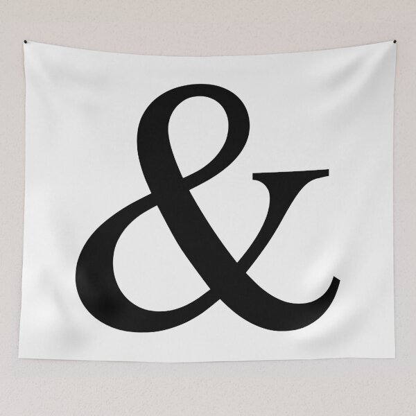 Item preview, Ampersand sign, and sign designed and sold by beakraus.