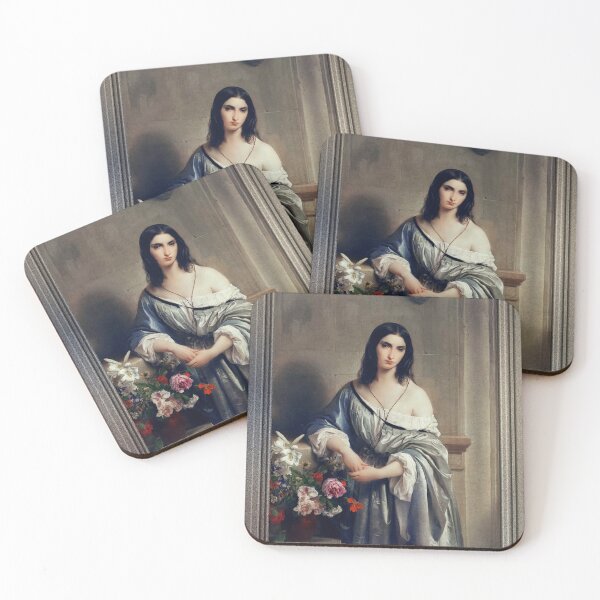 Item preview, Melancholy by Francesco Hayez Fine Art Old Masters Reproduction designed and sold by Xzendor7 Digital Art Creations.