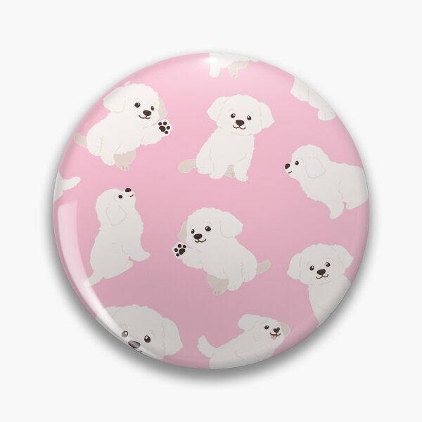 Item preview, Adorable White Maltese All-Over-Print in Pink designed and sold by You Store.