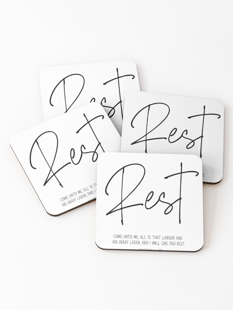 I Will Give You Rest {Coasters} I Will Give You Rest {Coasters}